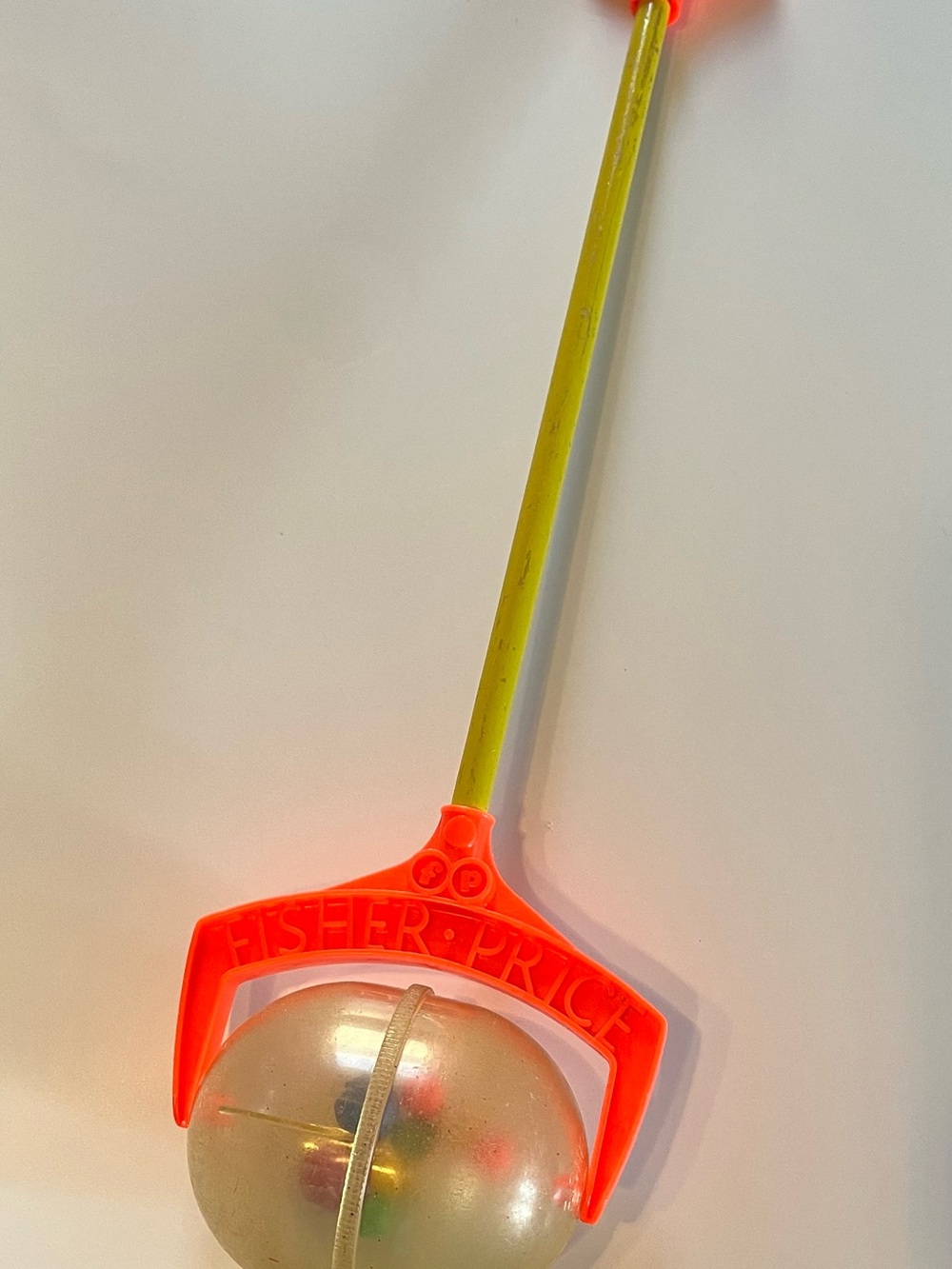 Vintage Fisher Price Ball Roller Push Along Toy
